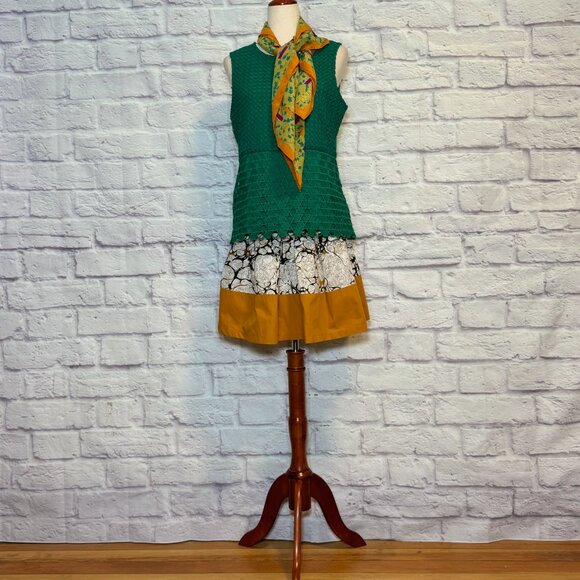 Gucci Silk Leaf Print Scarf - Picture 4 of 7